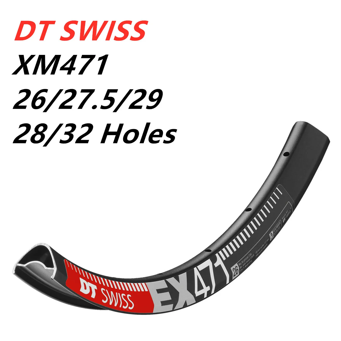 

Обод Dt Swiss EX471, бескамерный обод для MTB Am Enduro FR DH, 26/27,5/29 дюймов, 28 отверстий, 32 отверстия