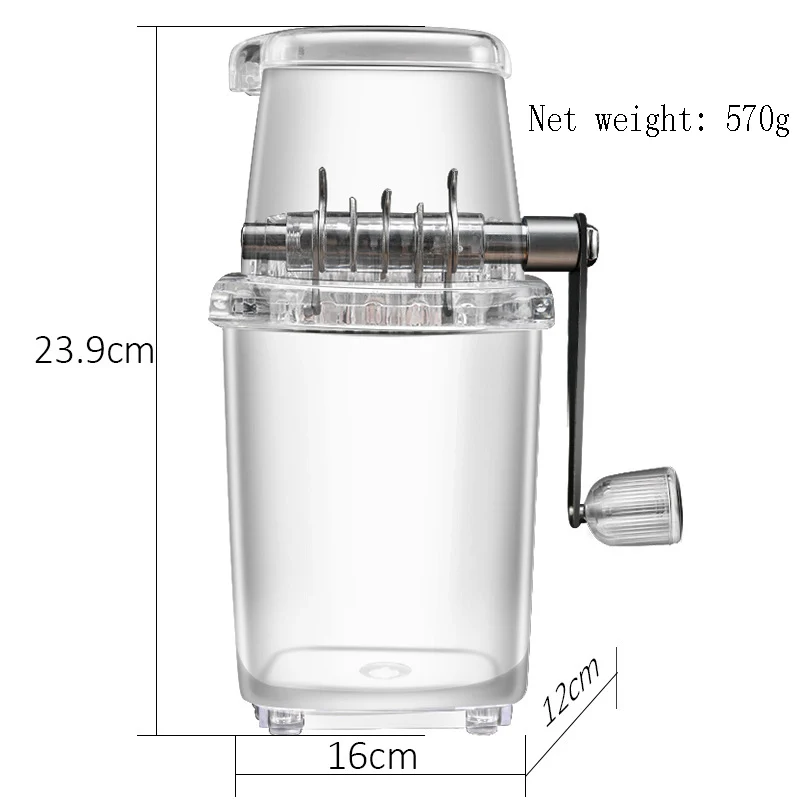

LINOUR Home Manual Ice Crusher Multi-function Hand Shaved Ice Machine Ice Chopper Kitchen Bar Ice Blenders Tools