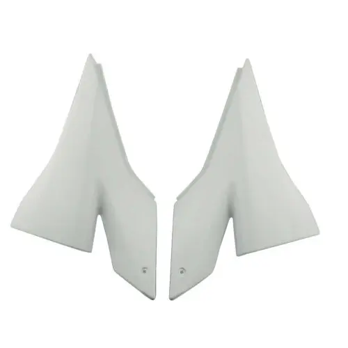 White Unpainted Side Tank Trim Cover Fairing Cowls for Kawasaki Ninja ZX-10R 2004 2005