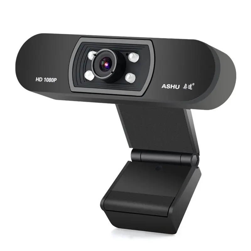 Веб камера ASHU H800 USB 1080P со встроенным микрофоном|Веб-камеры| |