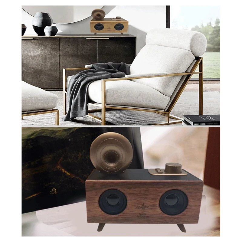 Домашние украшения Новый беспроводной Bluetooth динамик радио Европейский ретро