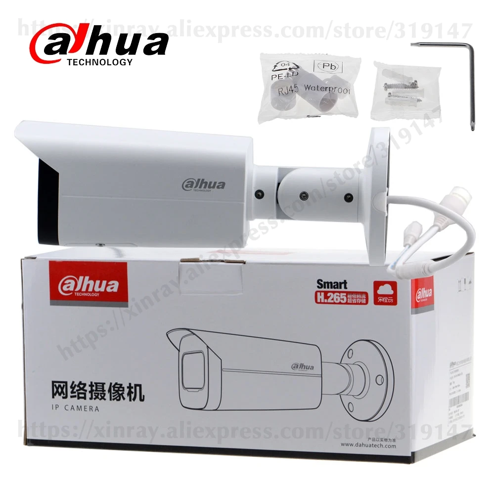 Dahua 6MP IP Камера IPC-HFW4631H-ZSA обновления от IPC-HFW4431R-Z 4 шт./лот со встроенным слот карты Micro SD PoE 6MP