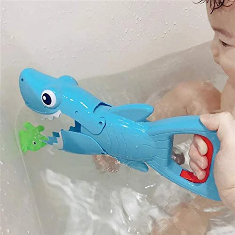 

Shark Hunting Big Fish Caught Small Fish Children Bath Toys Bathroom Swimming Pool Playing In The Water