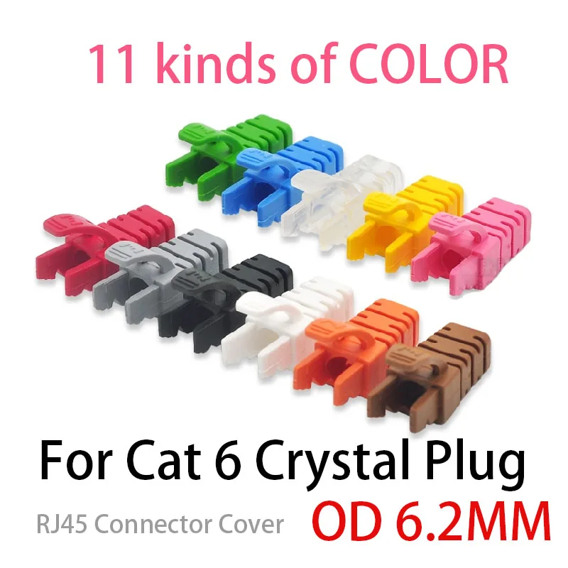 

20pcs Dust cover RJ45 Cap Connector grasp CAT5E CAT6 RJ45 Plug Cap Ethernet Network Cable Protect Boot Caps