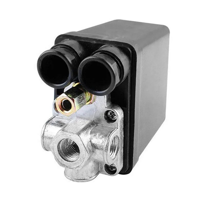

Air Compressor Bracket Pressure Gauge Pressure Regulating Valve Automatic Pressure Switch 90 Psi -120 Psi Hot-Heavy Duty