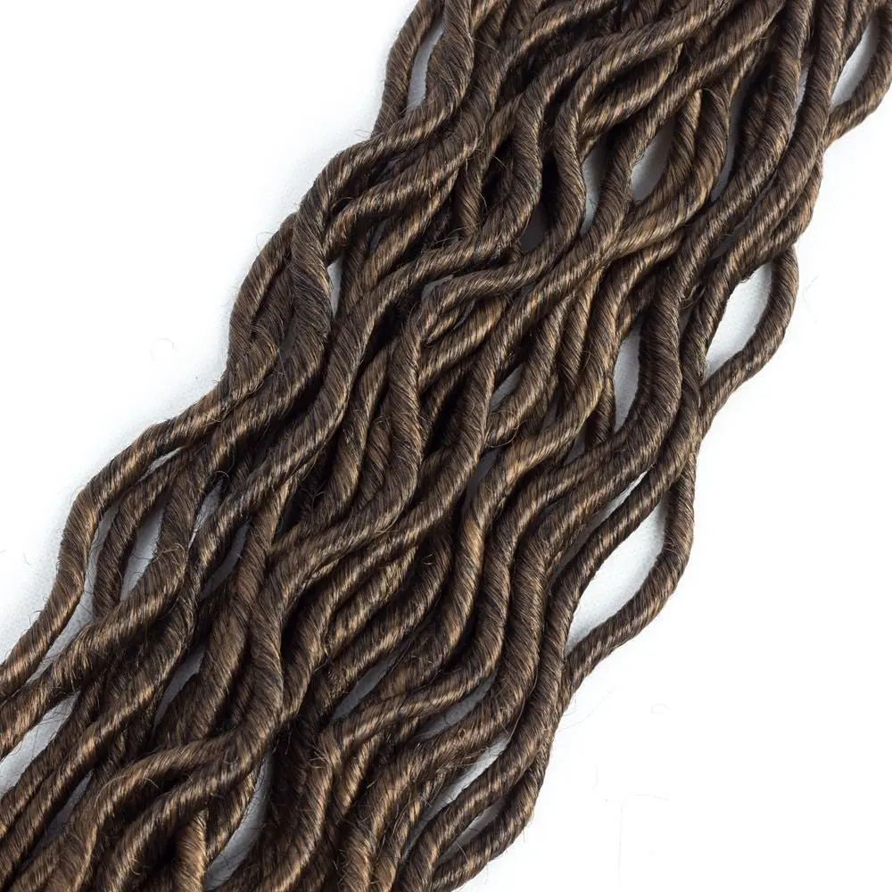 Goddess Locs вязанные крючком волосы волнистые искусственные с кудрявыми концами