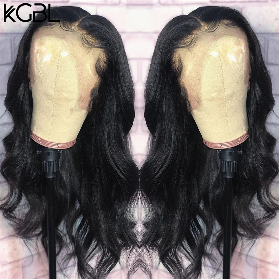 KGBL объемная волна 13*4 Кружева спереди среднего соотношения 8 ” 22” Non Remy