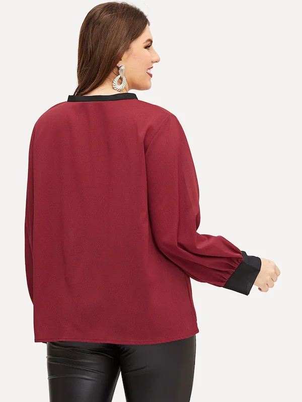 Размера плюс XXXXL 5XL Новая повседневная женская блузка женские топы свободные