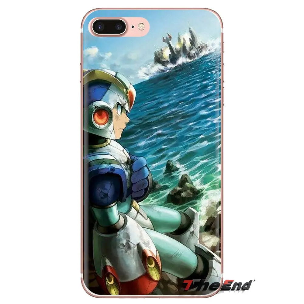 megaman Mega Man X character For Huawei P Smart Y6 P8 P9 P10 Plus Nova P20 Lite Pro Mini 2017 SLA-L02 SLA-L22 2i Ultra Thin Case |