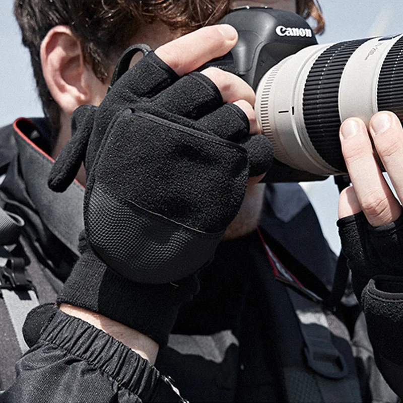 Перчатки для фотосъемки Roadfisher улицы путешествий пешего туризма рыбалки зимний