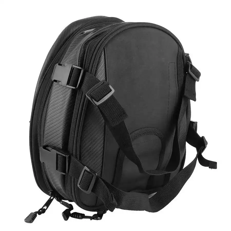 

Motorcycle Rear Seat Bag Waterproof Back Saddle Helmet Tail Luggage Bags Box Motorbike Saddle Bags 7.5L-10L