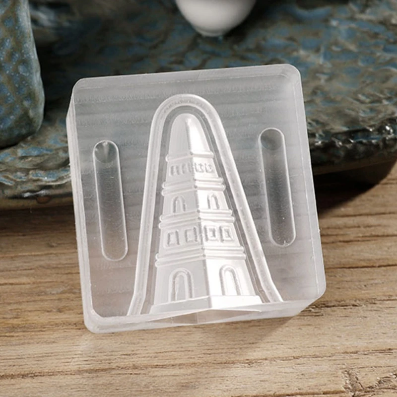 

Прозрачная акриловая пагода, форма для благовоний, конус, искусственная кожа, ручная работа, обратный поток, ароматная Прозрачная форма, инс...