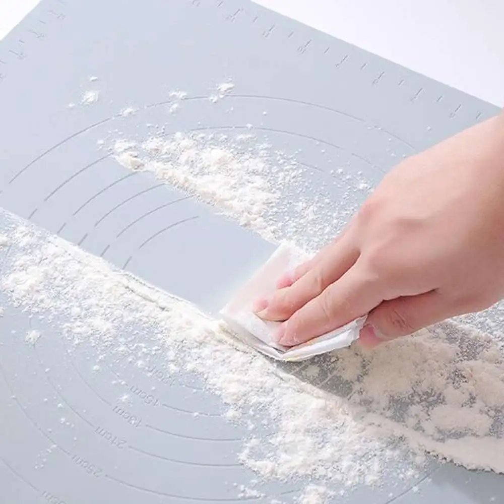 

Non-Stick Silicone Pad Baking Sheet Cupcake Dessert Soap Rolling Kneading Mat Baking Mat with Scale Pastry Fondant Mat