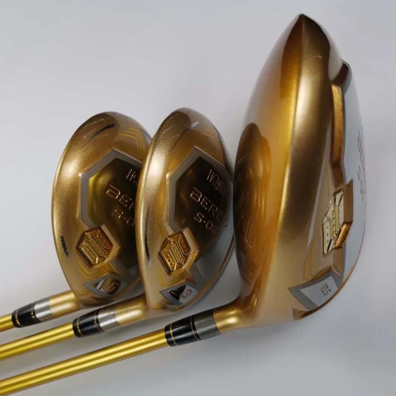 Honma 4 звезды S 06 men drivers 9 5 и 10 графит выделенный вал гольф клубы Бесплатная