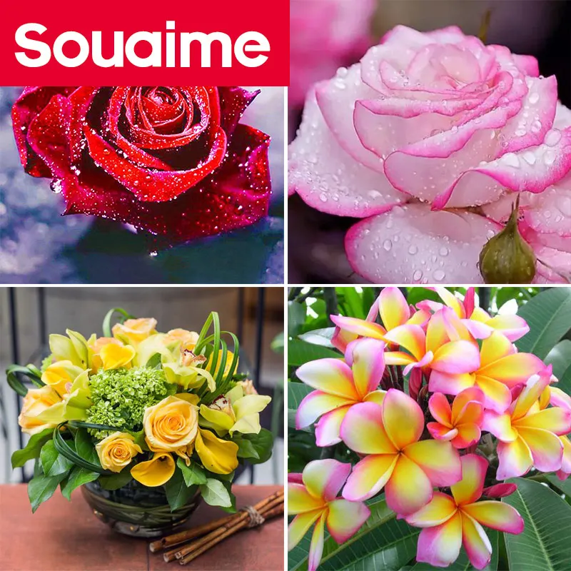 Квадратная/круглая дрель 5d алмазная живопись Роза 3d вышивка крестиком домашний