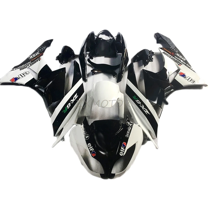 

Комплекты обтекателей рамы мотоцикла, подходят для 2009-2012 Kawasaki ZX6R, белые, черные Обтекатели ZX6R 09-12, литьё под давлением XC45