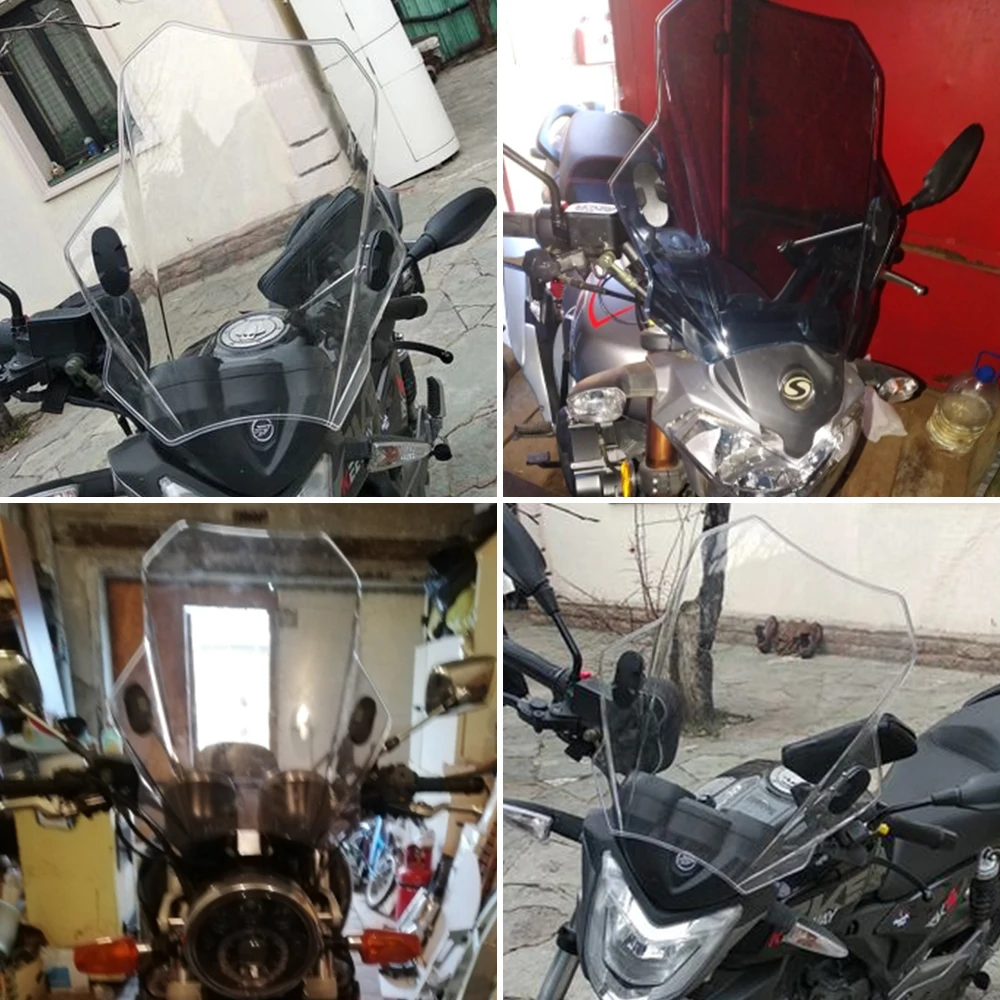 Универсальный дефлектор ветрового стекла мотоцикла Nuoxintr для YAMAHA FZ1 FZ6 FZ8 XJ6