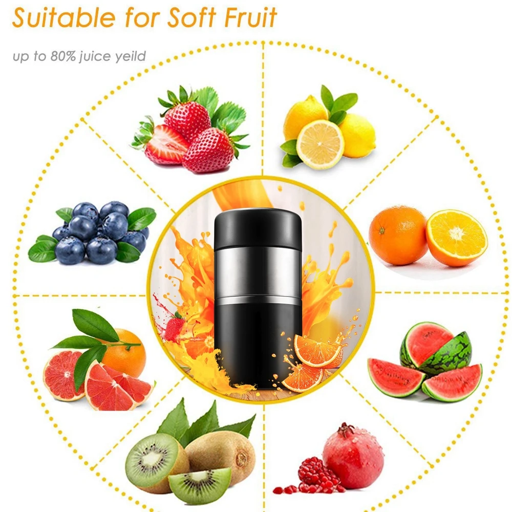 PULISI соковыжималка из нержавеющей стали ручная 500 мл фруктовый сок портативная