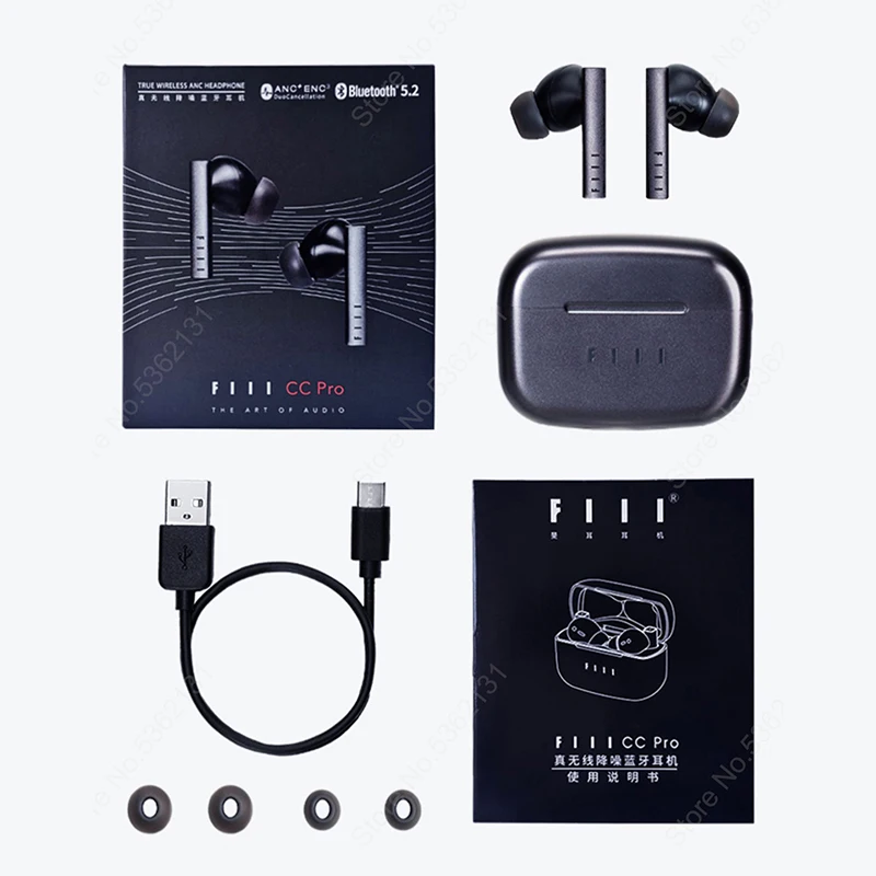 fiil cc pro ture wireless active noise reduction headsets in ear bluetooth compatible 5 2 earphone fiilccpro for iphone xiaomi free global shipping