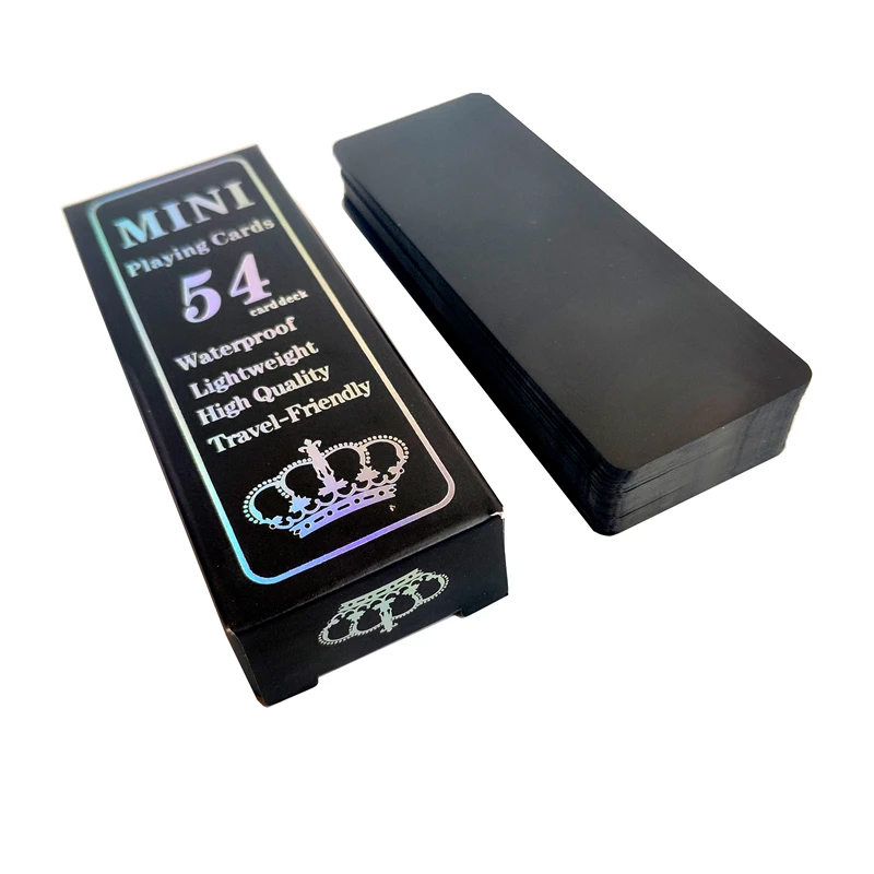 Новый 55 шт./компл. Водонепроницаемый Пластик ПВХ игральные мини карты классные