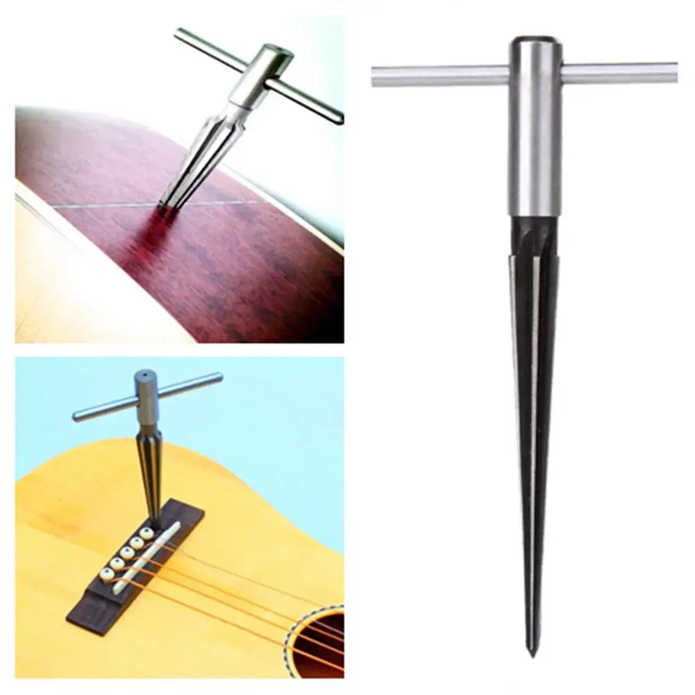 Guiter Bridge Pin Hole Reamer Tapered Woodworker Luther инструменты для 5 градусов 6 Fluted сверления