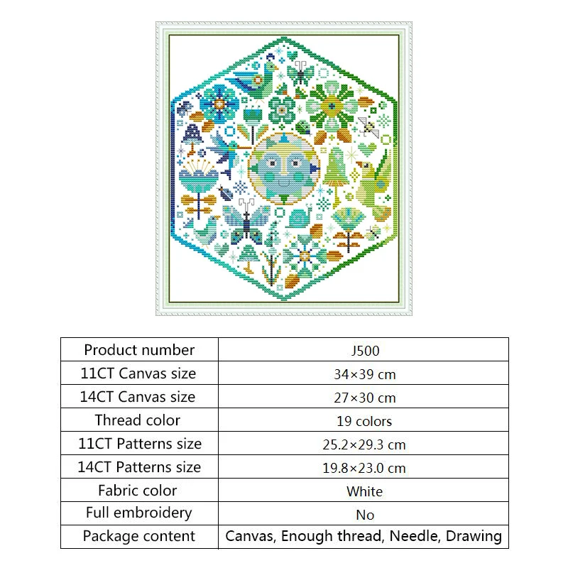 Солнечный свет и жизнь Вышивка крестом шаблоны 14CT 11CT печатная Ткань