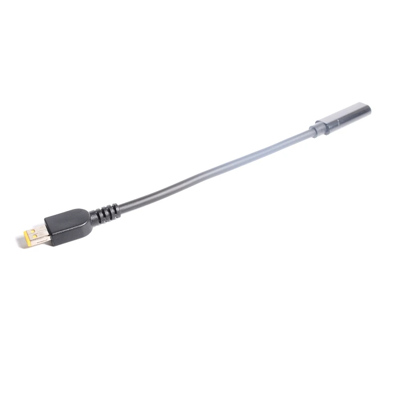 Laptop Power Supply Adapter Cable USB Type-C Female To Square Tip Male Plug Converter For Lenovo Thinkpad C Cord | Компьютеры и офис
