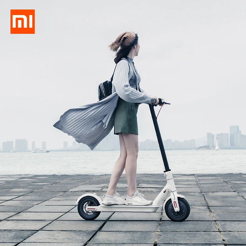 Складной электрический скутер Xiaomi Mijia M365 умный скейтборд для взрослых