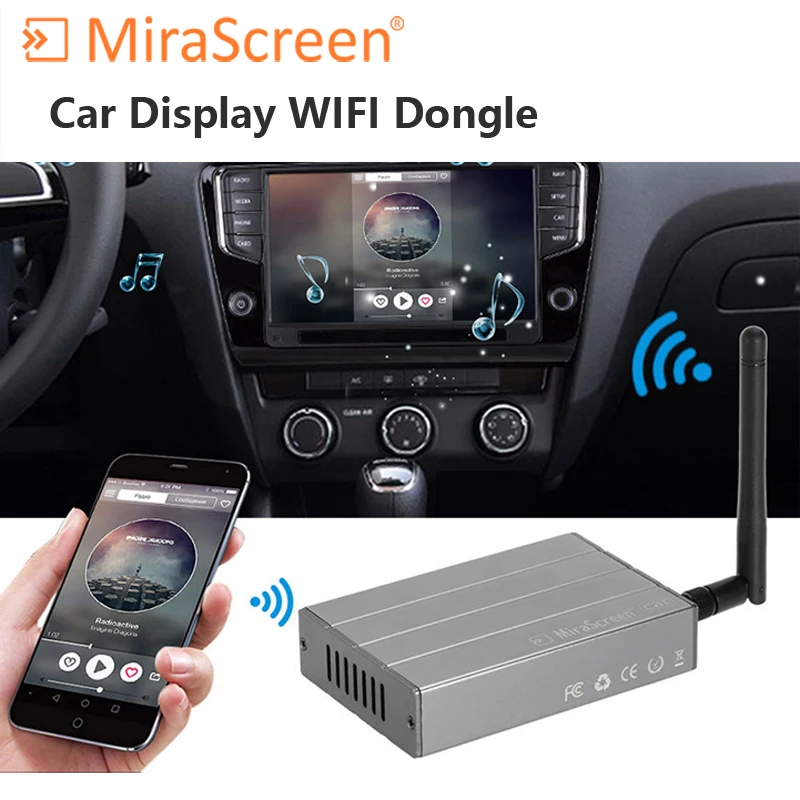 MiraScreen car HDMI TV Stick Wifi anycast Miracast DLNA Airplay CVBS Multimedia Display Dongle Mirror Box for ISO Andriod C1 | Электроника