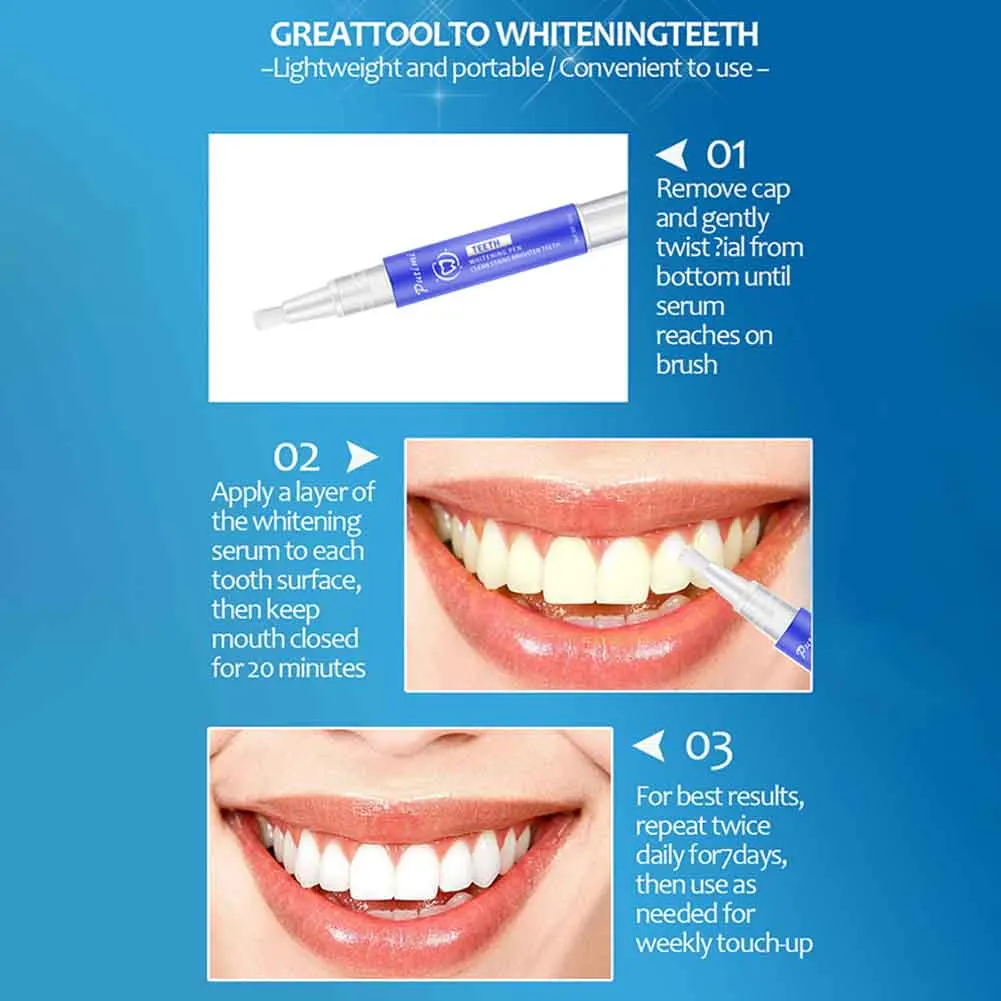 5 мл средство для мгновенного удаления пятен отбеливания полости рта портативная