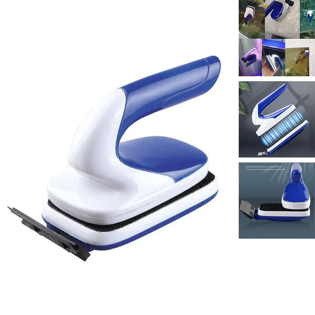 

Magnetic Brush Cleaner Cleaning Glass Algae Aquarium Magnet Fishes Tank Tool