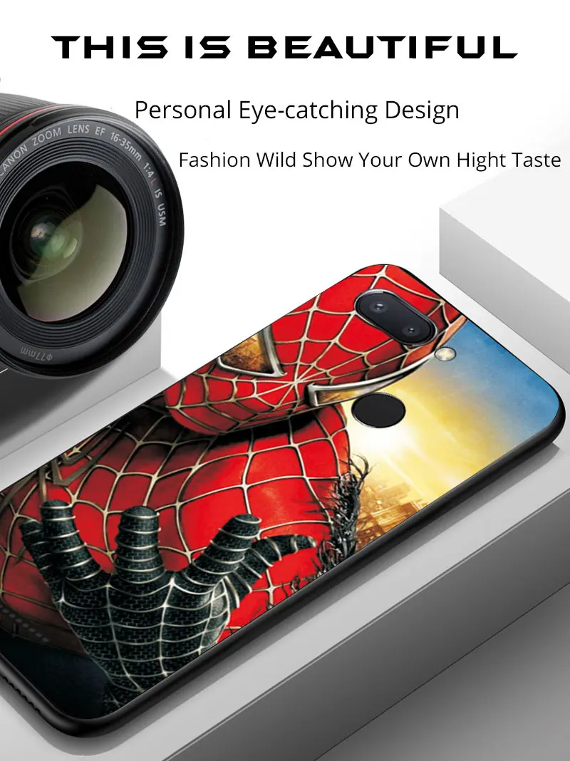 Для Xaomi Redmi 6 Чехол для Redmi 6A Дэдпул задний бампер для Redmi Note 6 Pro Мстители черный ТПУ чехол для телефона Redmi 6 Pro