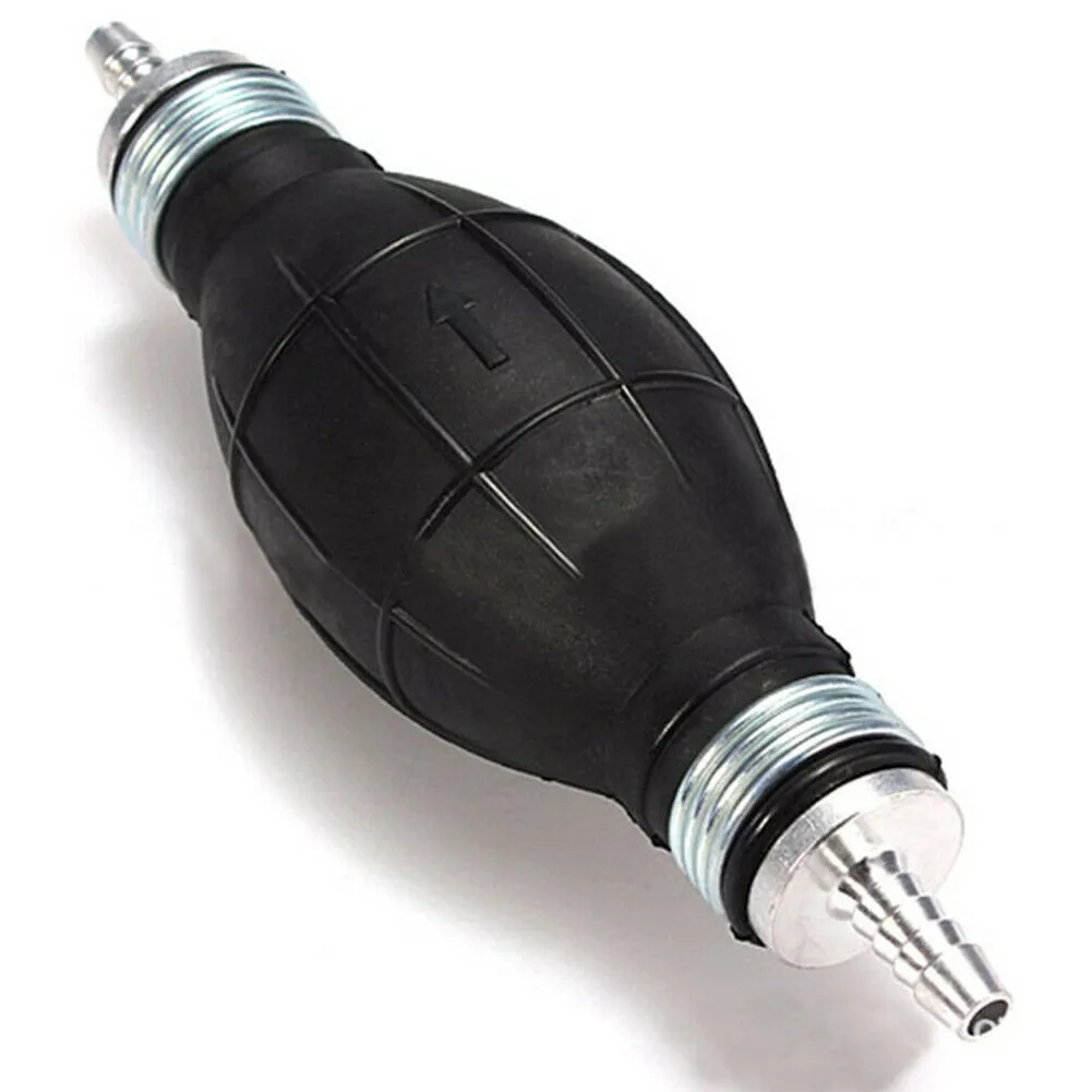 

10mm Motorcycle Fuel Line Pump Primer Bulb Hand Primer Gas Petrol Pump Rubber Aluminum Alloy Air Intake Fuel Delivery Parts