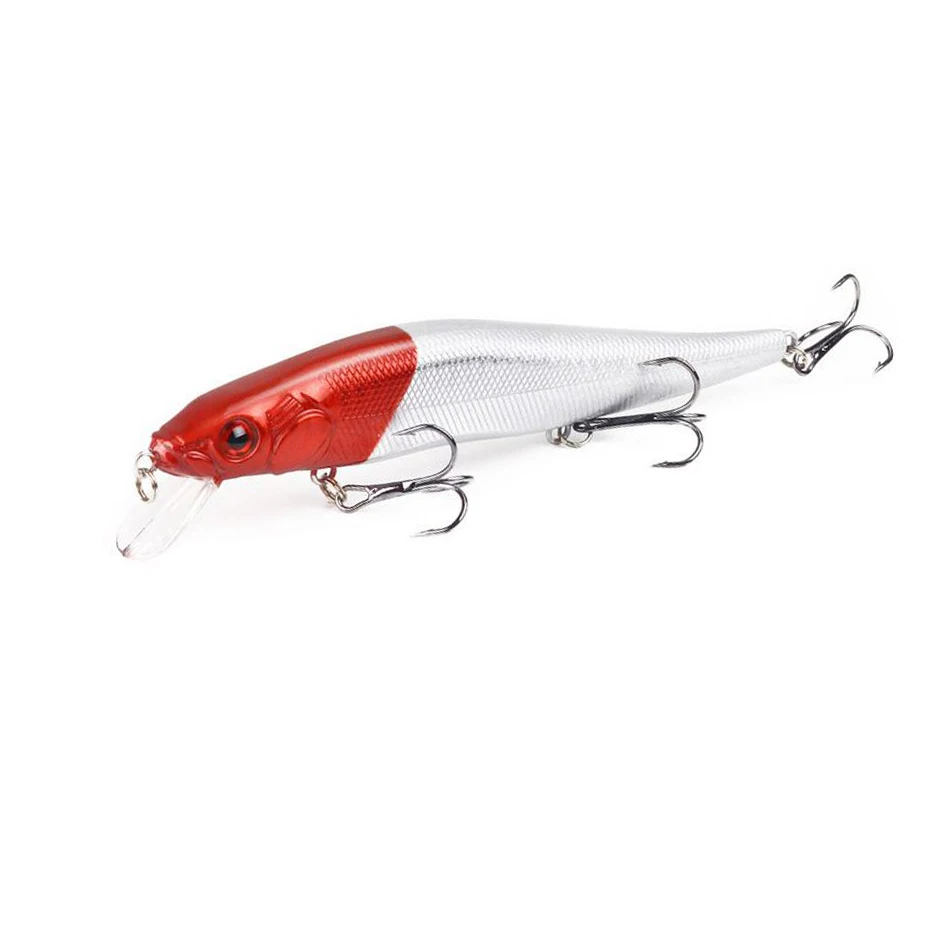 1 Шт. 14 см 23 г Topwater Wobblers 3D Глаза Рыболовные Приманки Минноу Твердые 3 рыболовные