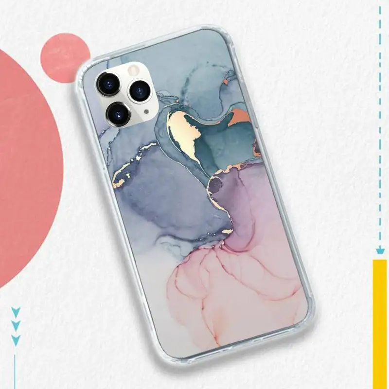 

Colorful luxury marble Phone Case for iPhone 11 12 pro XS MAX 8 7 6 6S Plus X 5S SE 2020 XR