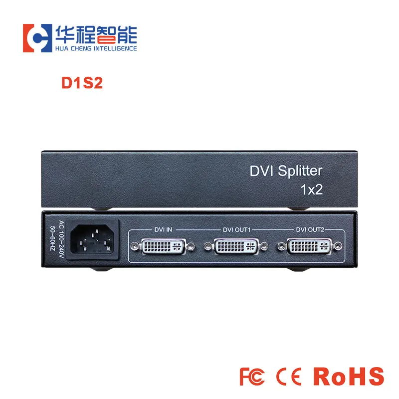 DVI сплиттер 1080p 3D светодиодный видео экрана D дистрибьютор 1 в 2 из 3 портов Проектор