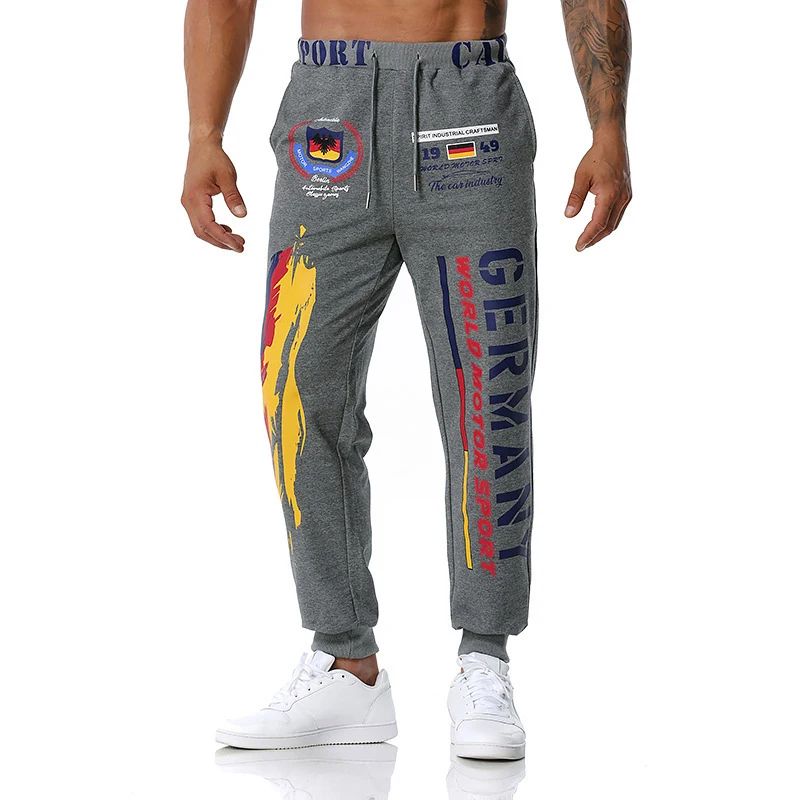

Printed trousers Men Hip hop fashion joggers streetwear Casual loose sweatpants for men outdoor basketball Men's Harem pants