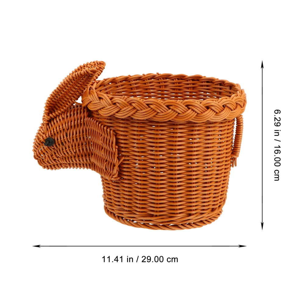 

Easter Snack Storage Basket Animal Shaped Fruit Holder Candy Basket Organizer