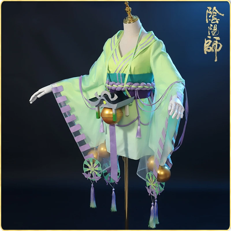Аниме игра Onmyoji SSR Yuanjieshen платье ветер колокольчик кимоно Униформа новая кожа