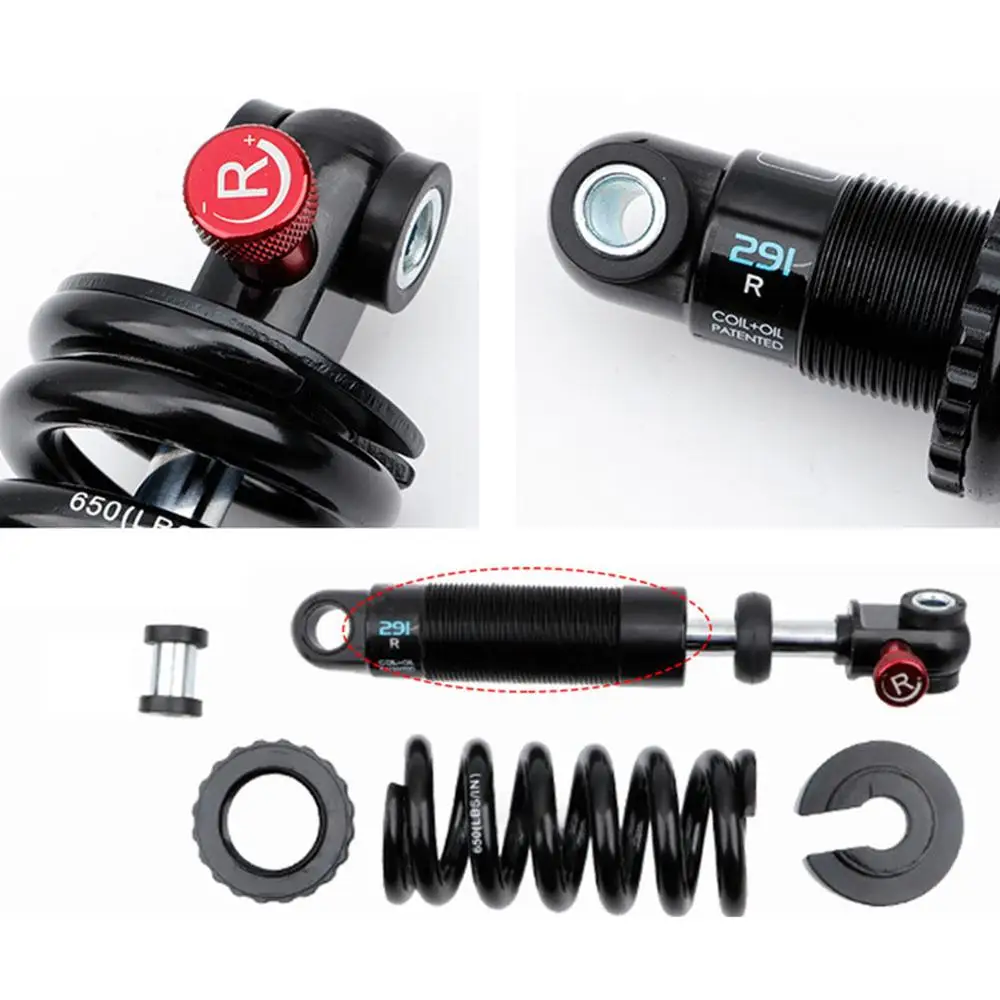 

EXA Form Rear Shock Absorber 291 R adjustable Suspension Spring Kindshock Downhill MTB Bike 125 150 160 190 mm electric scooter