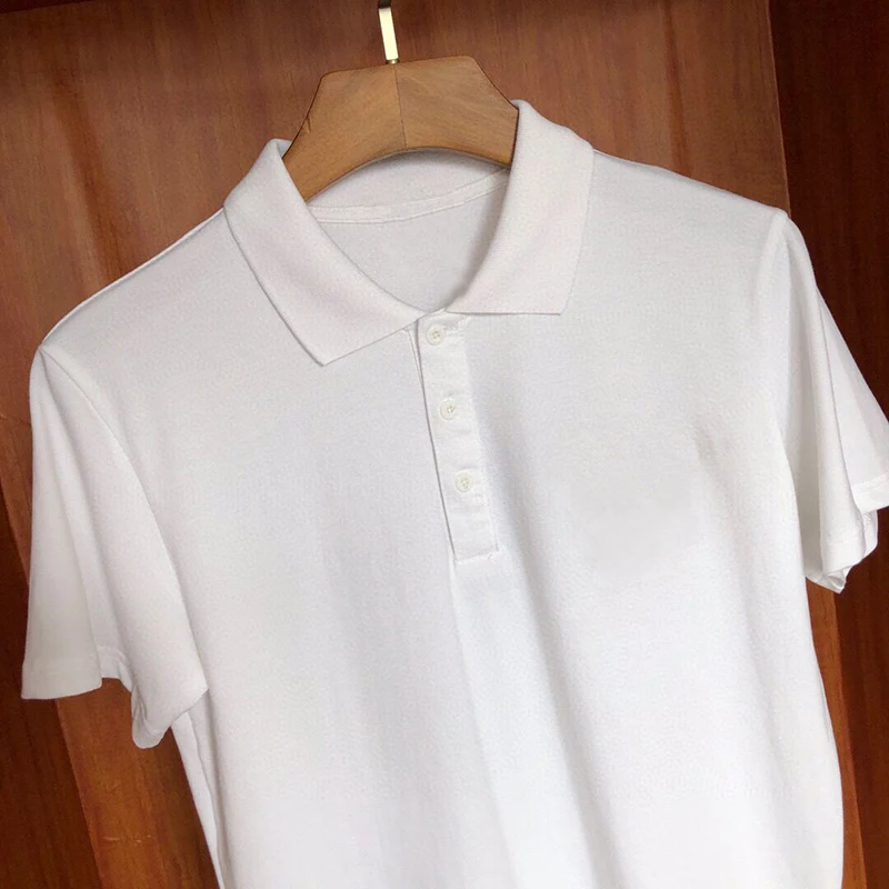 

Personalized Casual Loose Polo Shirt Hot Rhinestone Plus Size Design Skull Head Fashion Men's Top Quality Short Sleeve