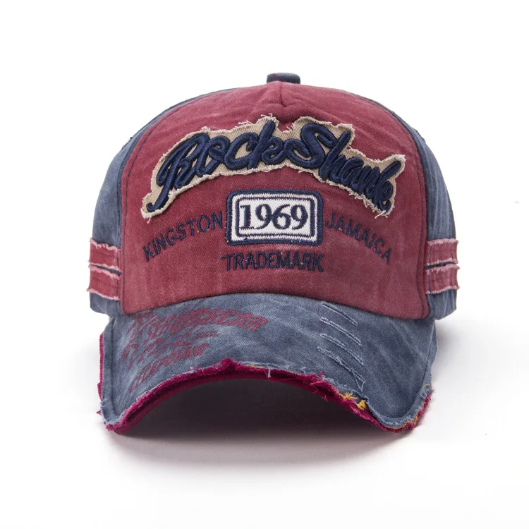 Новая взрослая Повседневная шляпа для отца мужские вымытые джинсовые Хлопковые