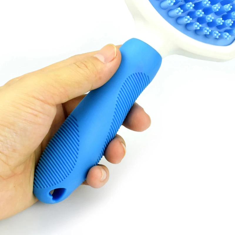 Щетка для ванны собак и кошек Мягкая силиконовая щетка груминга домашних