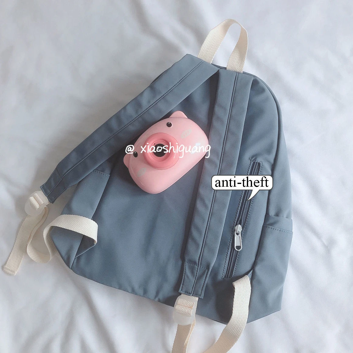 

Fashion Backpacks Solid Candy Color Korean Style Portable Nylon Leisure Sweet Teenagers Schoolbags Harajuku Preppy Simple Female