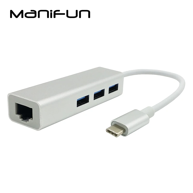 USB 3 1 type C к Ethernet RJ45 сетевой адаптер порта USB3.0 концентратор для MacBook ПК ноутбук Google