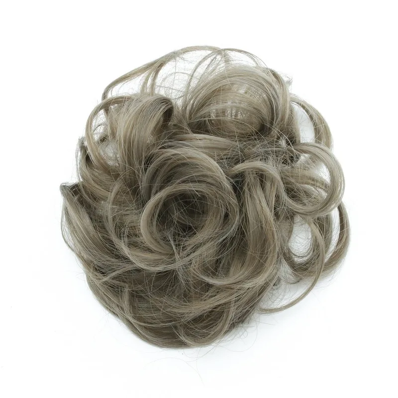 1 шт. женский кудрявый шиньон заколка для волос булочка невесты Синтетический