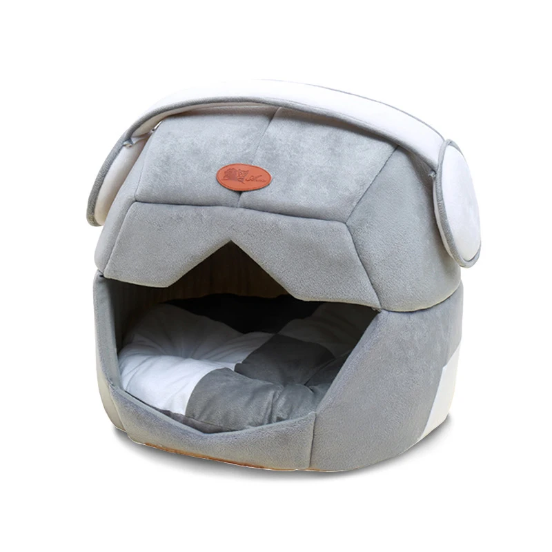 Кровать и диван для домашних животных 1 шт. согревающий домик собак мягкое гнездо