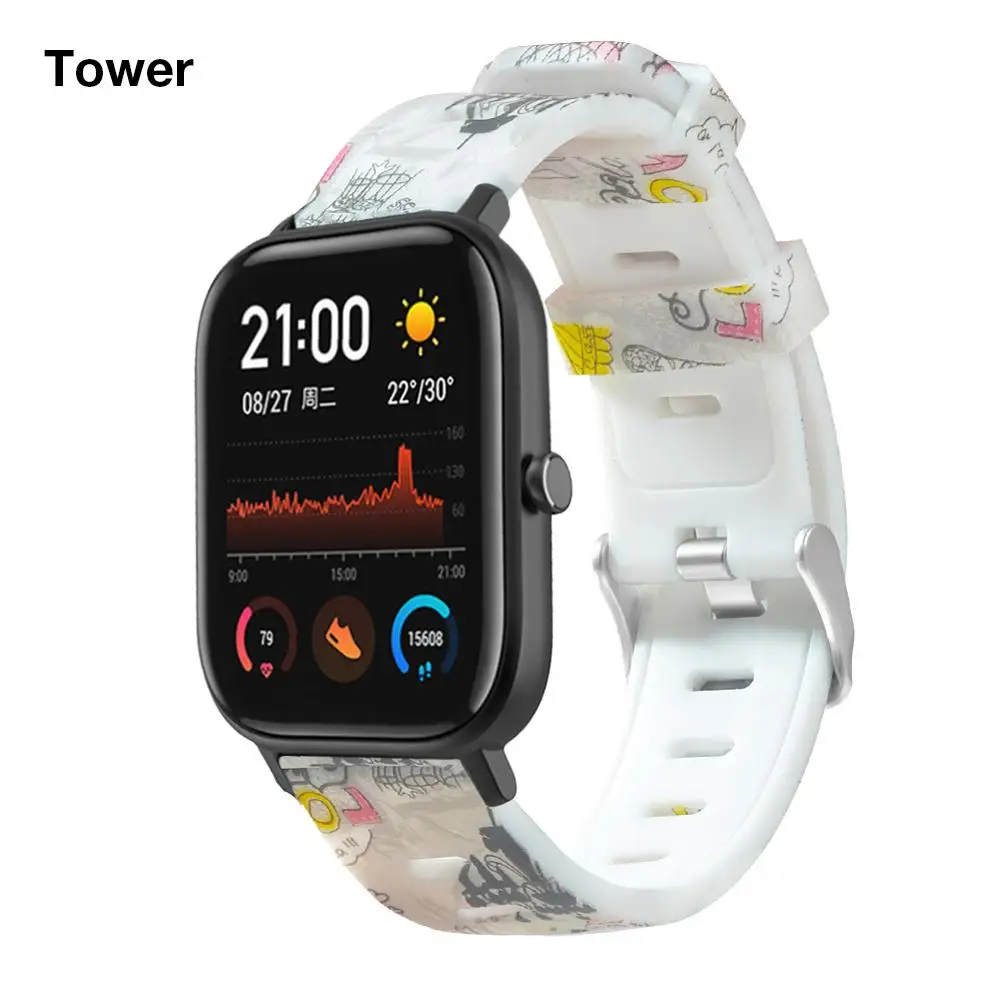 Смарт-часы для Xiaomi Huami Amazfit GTS сменный ремешок для наручных часов браслет ремешок силиконовый браслет ремешок аксессуары - Цвет: 9