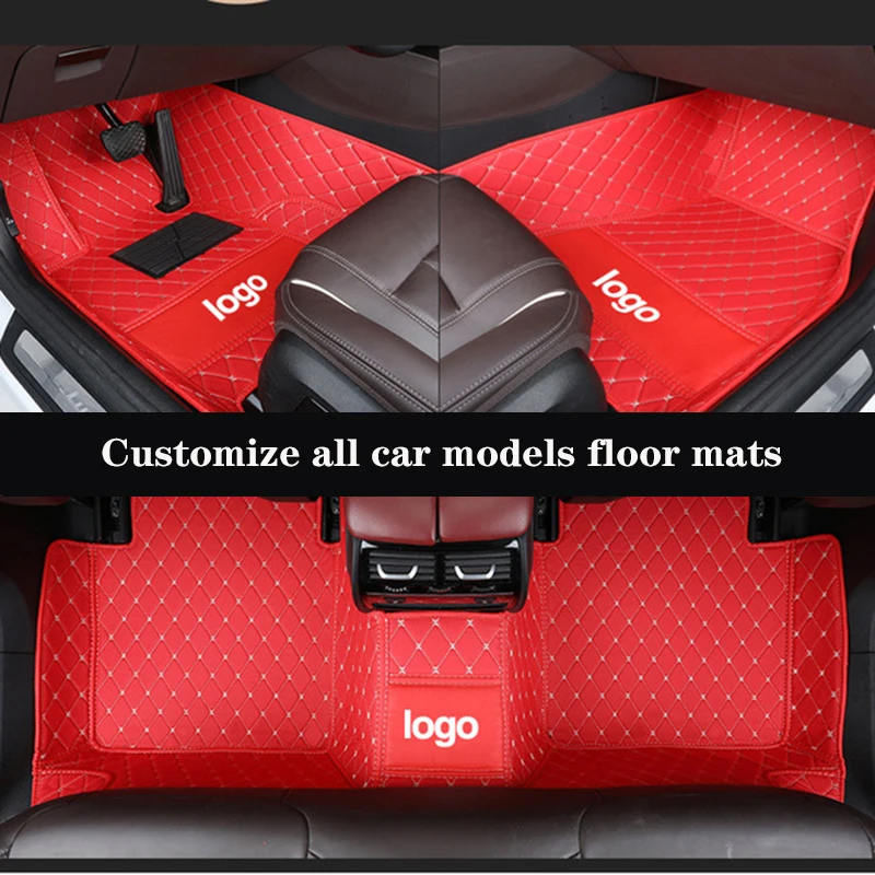 

Автомобильный напольный коврик с логотипом под заказ для FORD Explorer Edge Ecosport Escape Expedition Falcon FiestaCar, аксессуары, коврики