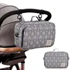 Универсальная сумка для коляски, органайзер для принадлежностей и подгузников, портативная дорожная сумка для детской коляски